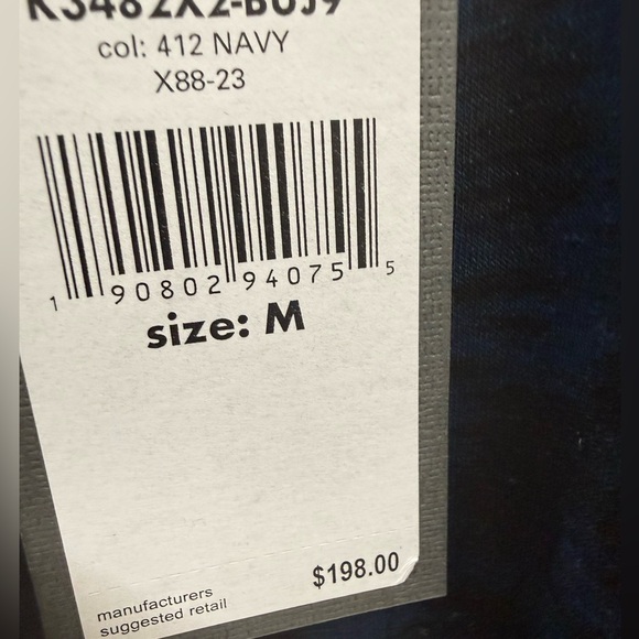 NWT John Varvatos Charcoal and Navy Casual Shirt - Picture 3 of 6